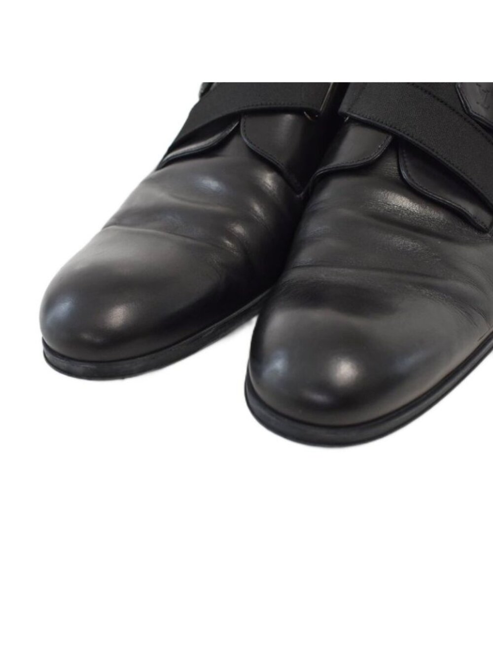 Louis Vuitton Business Shoes Dress Leather Logo Belt 8 Black - Picture 4 of 9